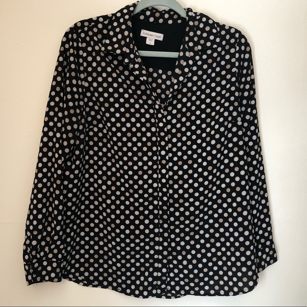 Coldwater Creek Button Blouse